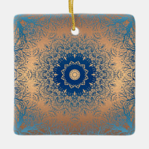 Braune Bronzeseide arabische Dekoration