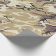 Braune Camouflage Geschenkpapier (Ecke)