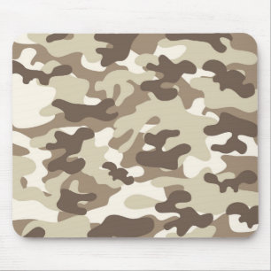 Braune Camouflage Mousepad