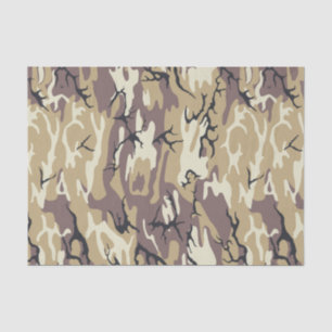 Braune Camouflage Seidenpapier