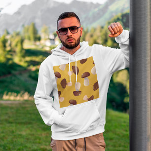 Braune Champignons Hoodie