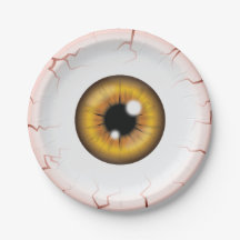 Braune Farbige Augapfel Halloween Blutunterlaufene