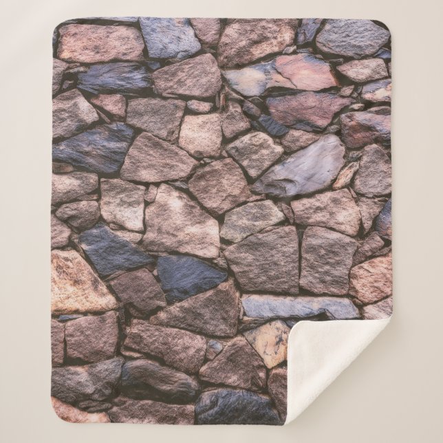 Braune Felswand Sherpadecke (Vorderseite)