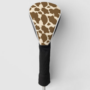 Braune Flecken Kuh Druck Bauernhof Tiere Elegant Golf Headcover