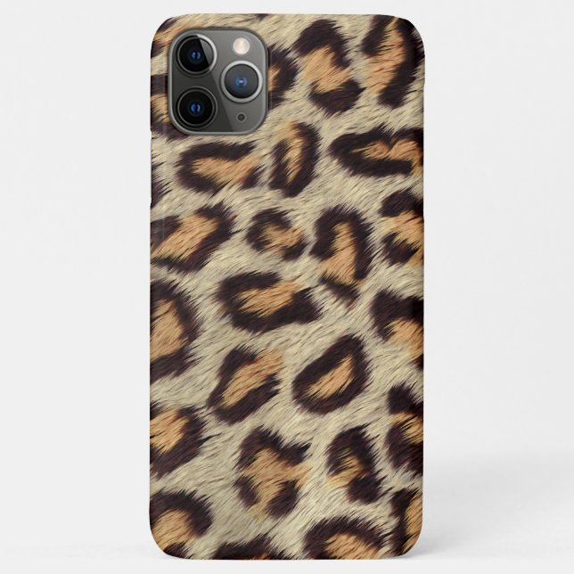 Braune Flecken Leopard Plüschfell Case-Mate iPhone Hülle (Rückseite)