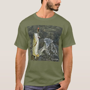 Braune Forelle fängt an T-Shirt