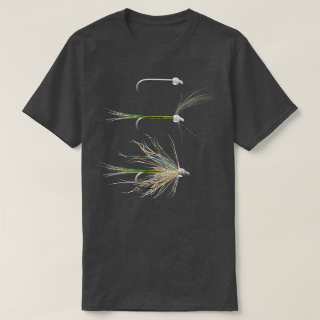 Braune Forellen Fischen Fischen Fischen Fliegen Fl T-Shirt (Design vorne)