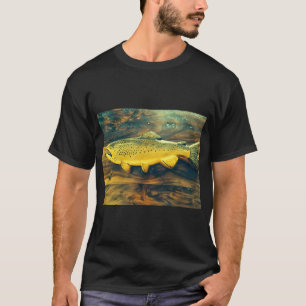 Braune Forellenattrappe T-Shirt