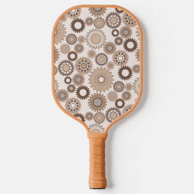 Braune Gears Pickleball Schläger (Vorderseite)