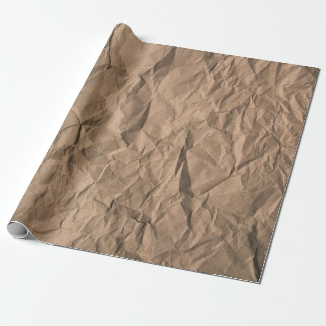 Braune, grob zerbrochene, gerecycelt Papiertextur Geschenkpapier (Ungerollt)