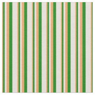 Braune, grüne und beige farbige Streifen Stoff