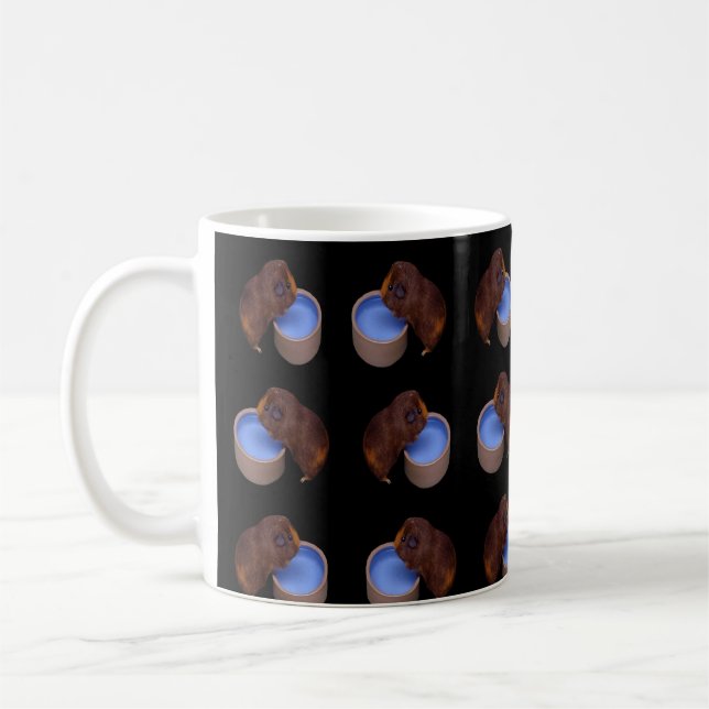 Braune Guinea Schweine Tasse (Links)