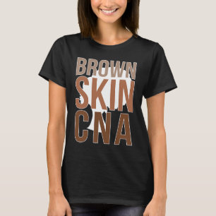 Braune Haut CNA schwarze CNA Melanin zertifizierte T-Shirt