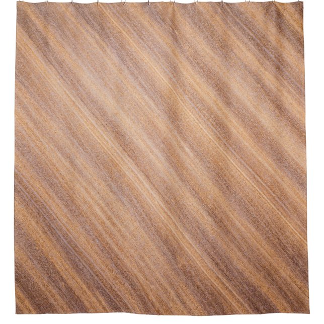 Braune Holzfläche Duschvorhang (Vorderseite)