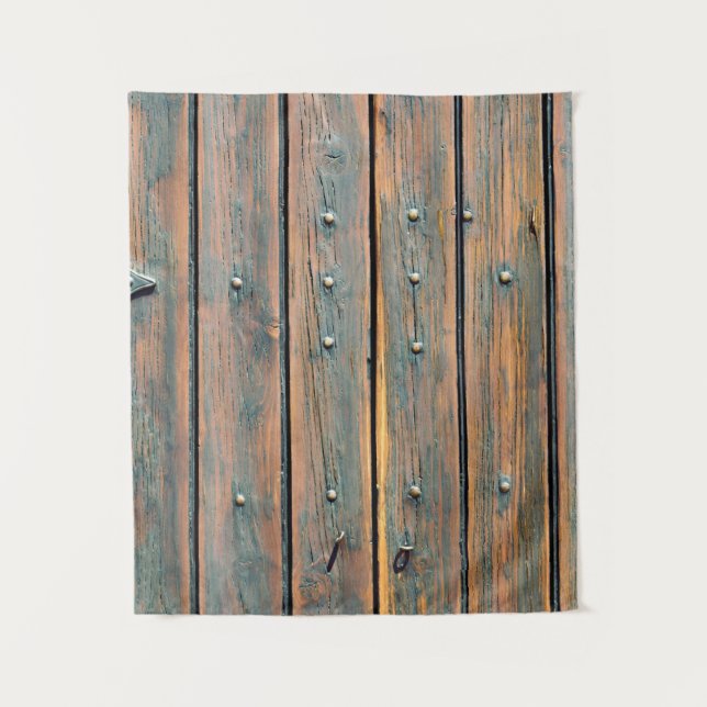 Braune Holzplatte Wandteppich (Vorderseite)