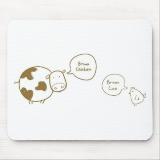 braune Huhnbraunkuh Mousepad