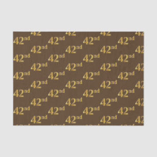 Braune, Imitate Gold 42. (42.) Veranstaltung Seidenpapier