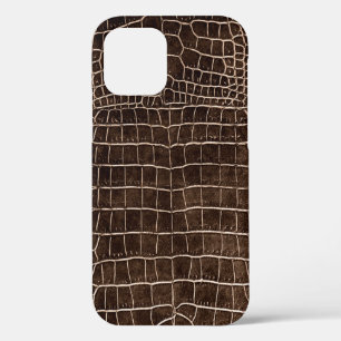 Braune Imitate Krokodile Leder Case-Mate iPhone Hülle