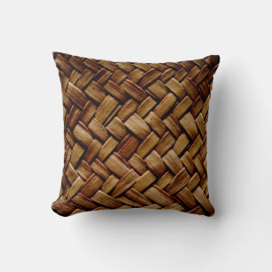 Braune Imitate Straw Mix & Match Pillows - Geschen Kissen