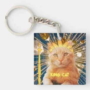 Braune Katze Lustige Haustierliebhaber Coole Moder Schlüsselanhänger