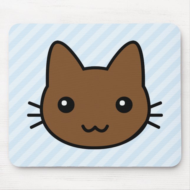braune Katze Mousepad (Vorne)