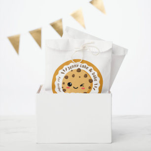 Braune Kekse & süße Geschäfte Geschenktütchen