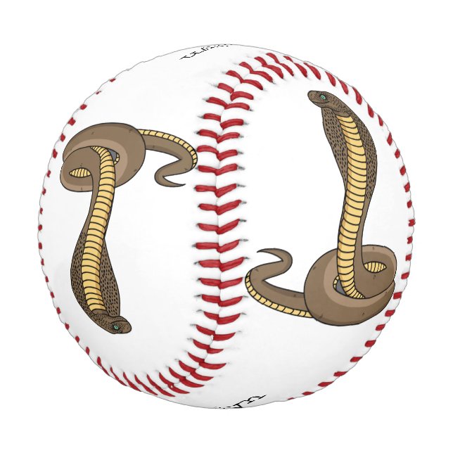 Braune Kobra Baseball (Schrägansicht)