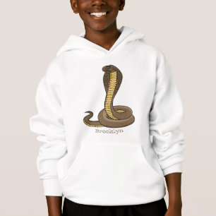 Braune Kobra Hoodie