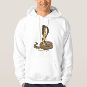 Braune Kobra Hoodie