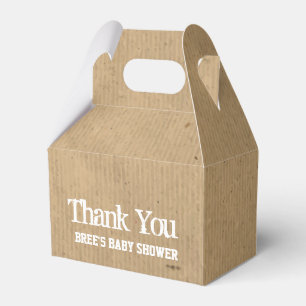Braune Kraftpapier-Partygeschenk-Schachteln im VIN Geschenkschachtel