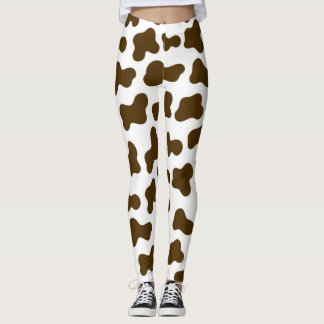 Braune Kuh Leggings