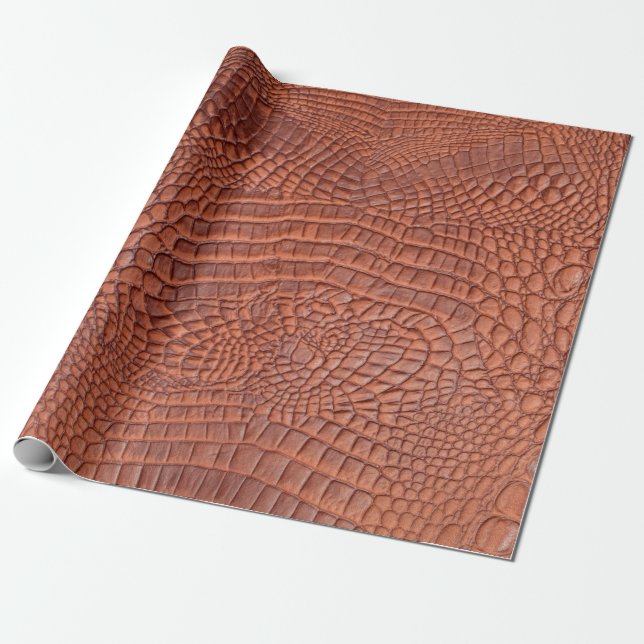Braune Ledertextur,abstrakt,a Geschenkpapier (Ungerollt)