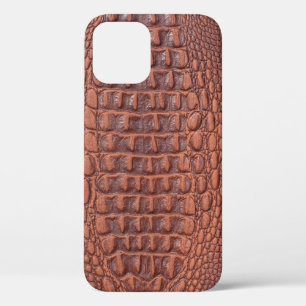 Braune Ledertextur Hintergrund abstrakt, gealtert, Case-Mate iPhone Hülle
