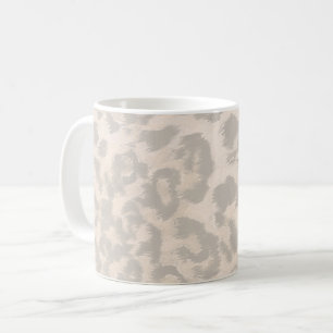 Braune Leopardenoptik. Kaffeetasse
