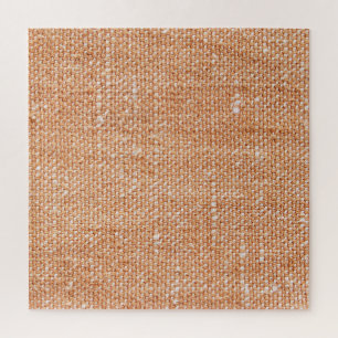 Braune Linen Leinwand Textur Hintergrund Puzzle