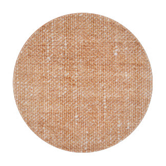 Braune Linen Leinwand Textur Hintergrund Schneidebrett