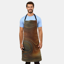 Braune Marmorbäume Schürze