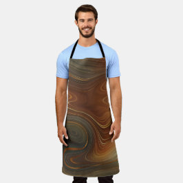 Braune Marmorbäume Schürze