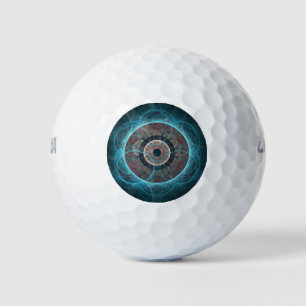 braune Mit Augen Schönheit Golfball