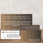 Braune Ombre Streifen, Maler und Dekorator Flyer<br><div class="desc">Brown Ombre Stripes,  Maler & Dekorator Werbung Flyer durch den Business Card Store.</div>