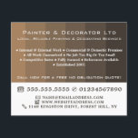 Braune Ombre Streifen, Maler und Dekorator Flyer<br><div class="desc">Brown Ombre Stripes,  Maler & Dekorator Werbung Flyer durch den Business Card Store.</div>