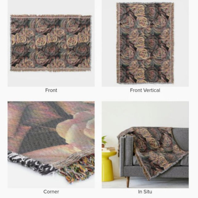 Braune, orangefarbene, kupferfarbene und goldene R Decke (Von Creator hochgeladen)