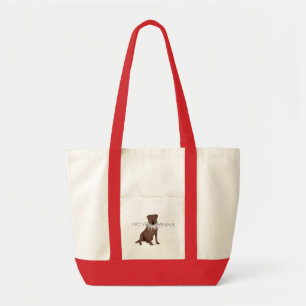 Braune Partytier-Labrador Retriever Tragetasche