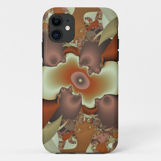 Braune Pflaster Case-Mate iPhone Hülle (Rückseite)