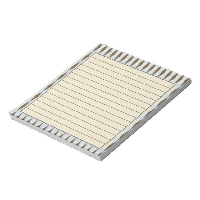 Braune Raute Notizblock (Rotiert)