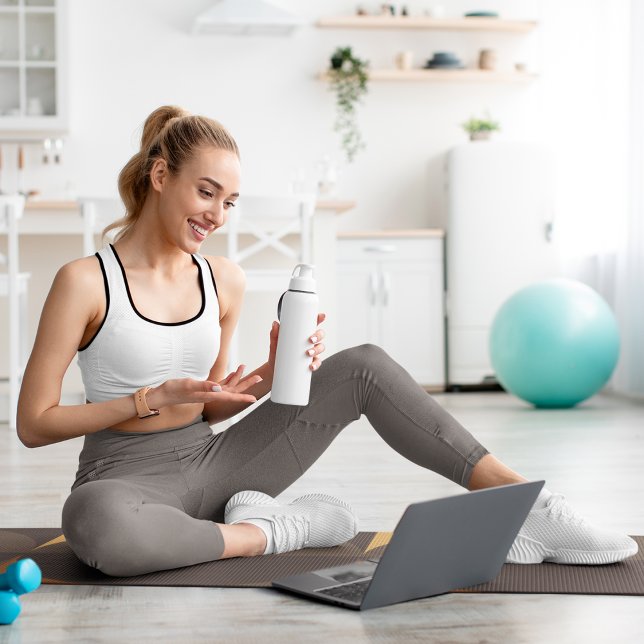 braune Retrokreise Yogamatte (Von Creator hochgeladen)