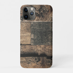 Braune Rustikale Alte Holzbrett-Planke Textur Case-Mate iPhone Hülle