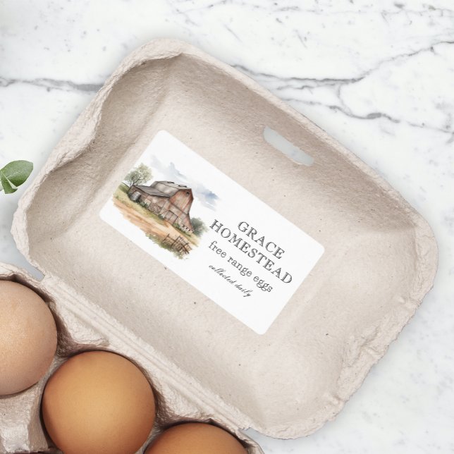 Braune Rustikale Scheunen-Farm-Eierkarton-Verpacku (Von Creator hochgeladen)