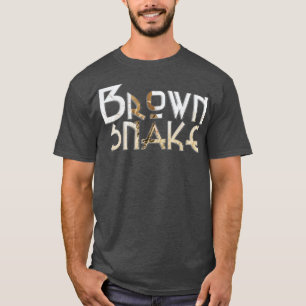 Braune Schlange T-Shirt