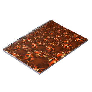 Braune Shiny-Koralle und ähnlich wie Relief Notizblock